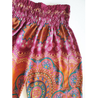 Kinder harembroek - maat 116 - Mandala roze